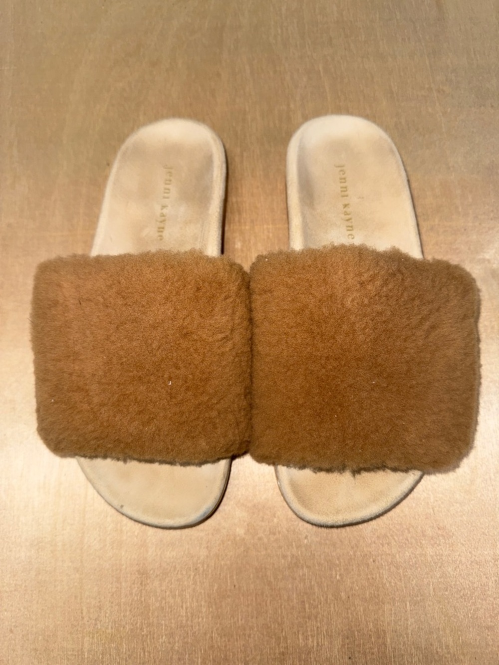 Jenni Kayne Shearling Slide Sandal Size 8